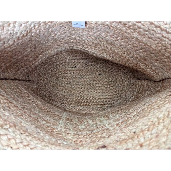 Shiraleah natural 100% jute "Bride" beach coastal bachlorette tote bag honeymoon - Picture 6 of 8